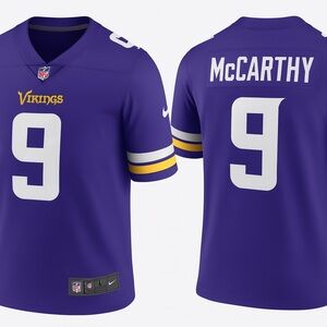 Minnesota Vikings #9 J.J. McCarthy - Purple Nike Jersey